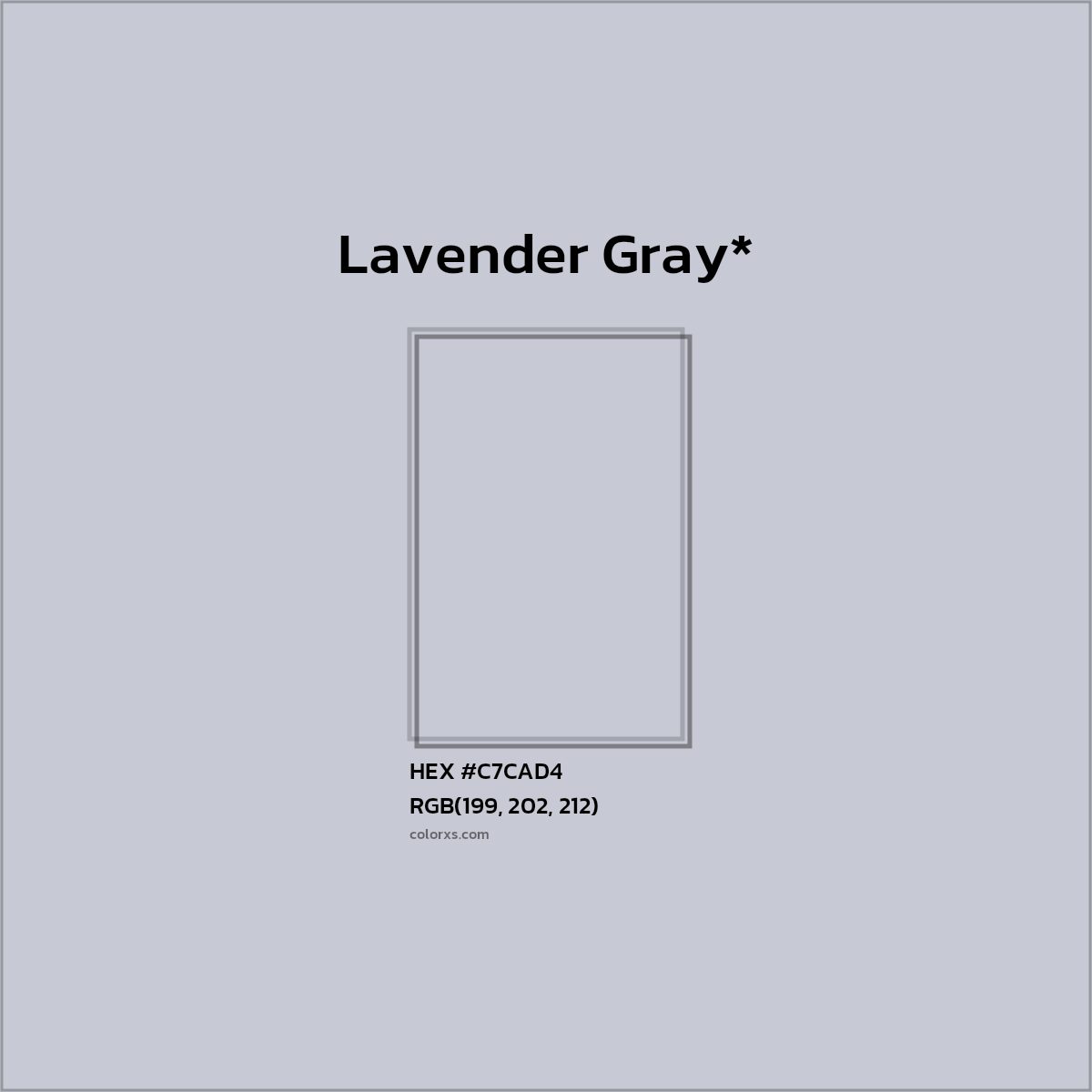 HEX #C7CAD4 Color Name, Color Code, Palettes, Similar Paints, Images