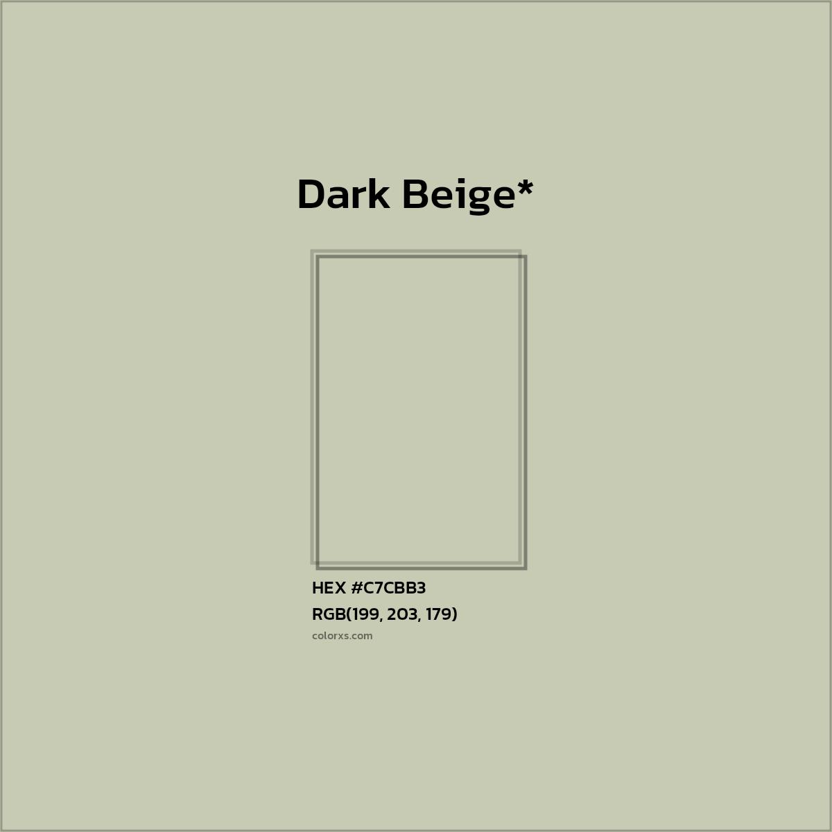 HEX #C7CBB3 Color Name, Color Code, Palettes, Similar Paints, Images