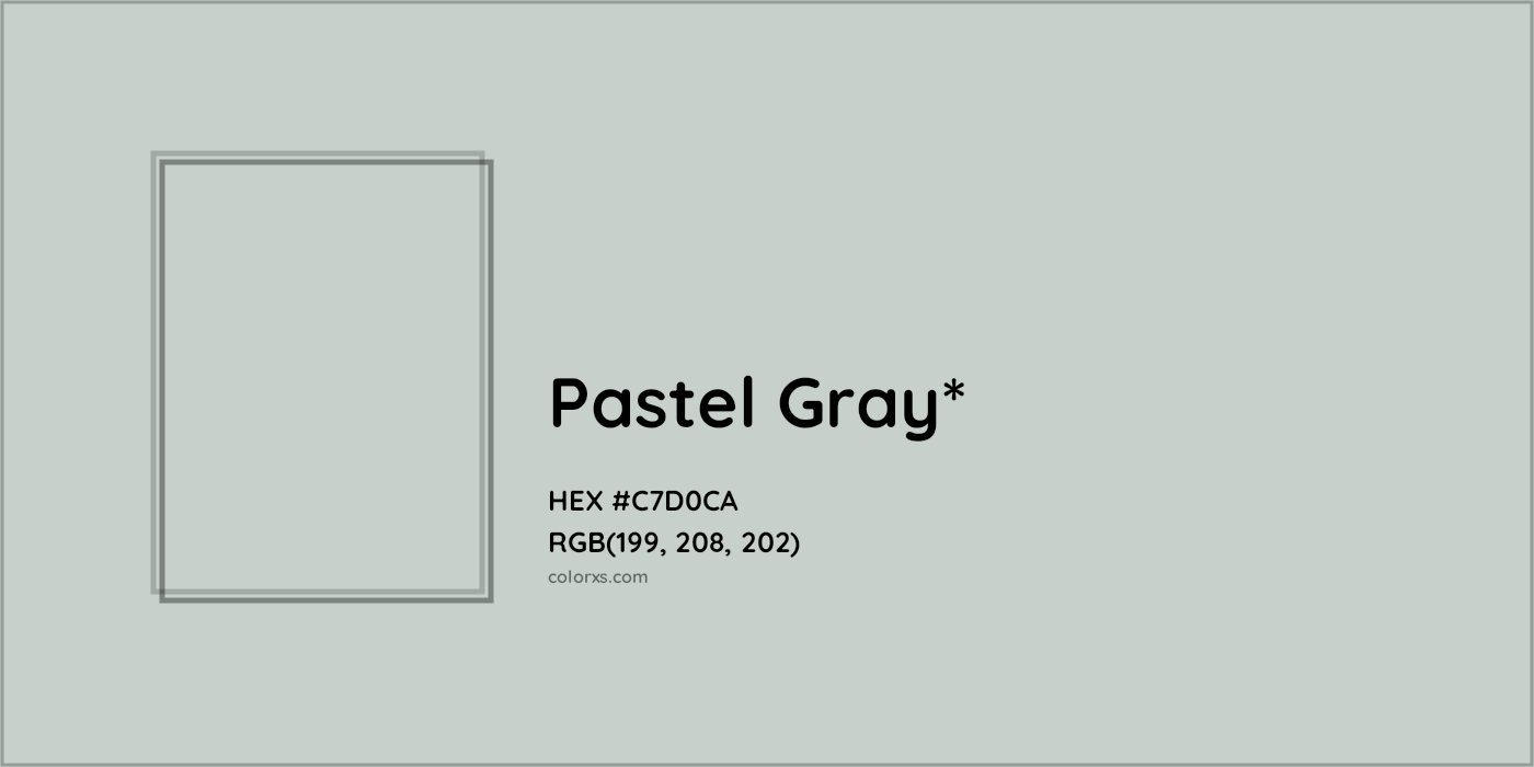 HEX #C7D0CA Color Name, Color Code, Palettes, Similar Paints, Images