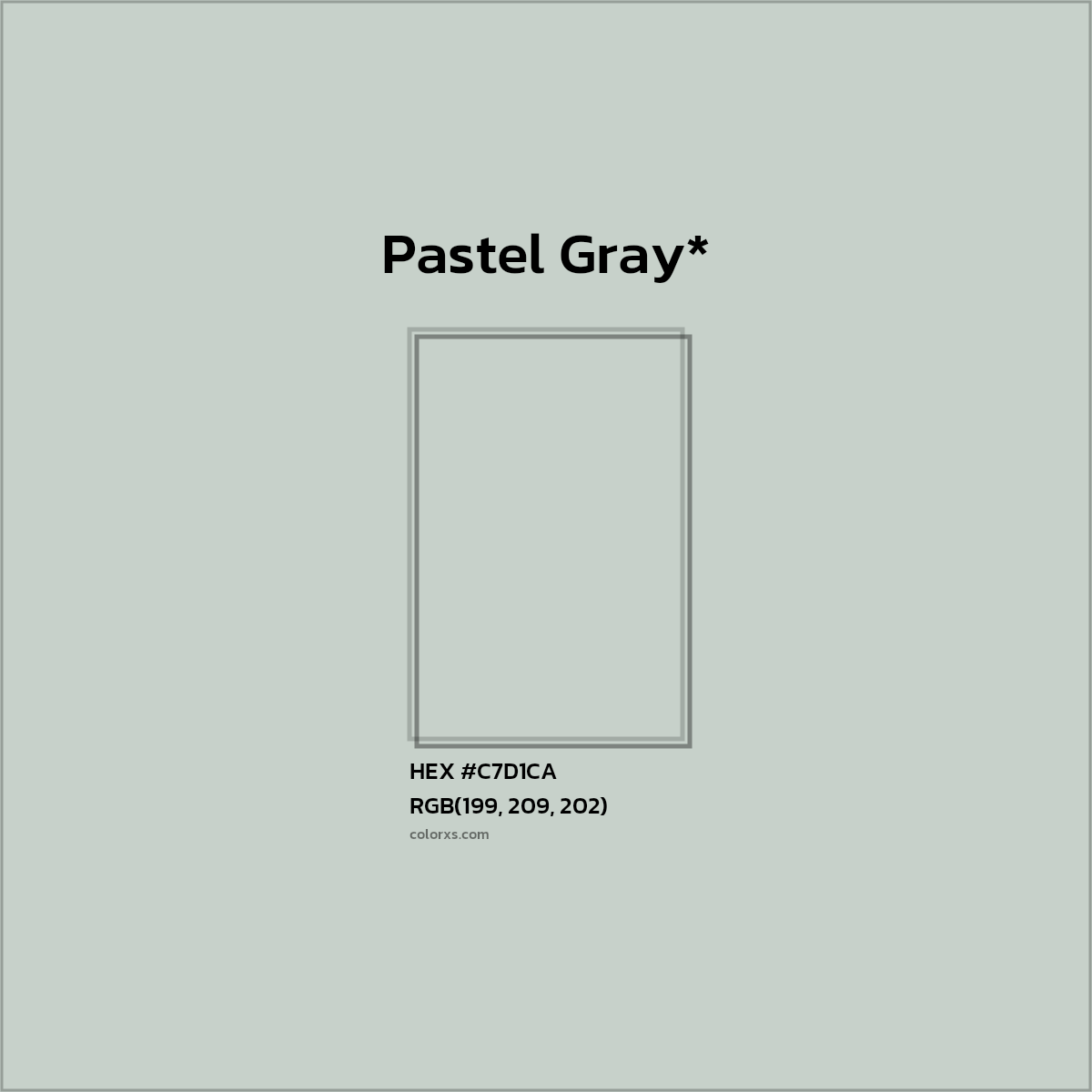 HEX #C7D1CA Color Name, Color Code, Palettes, Similar Paints, Images