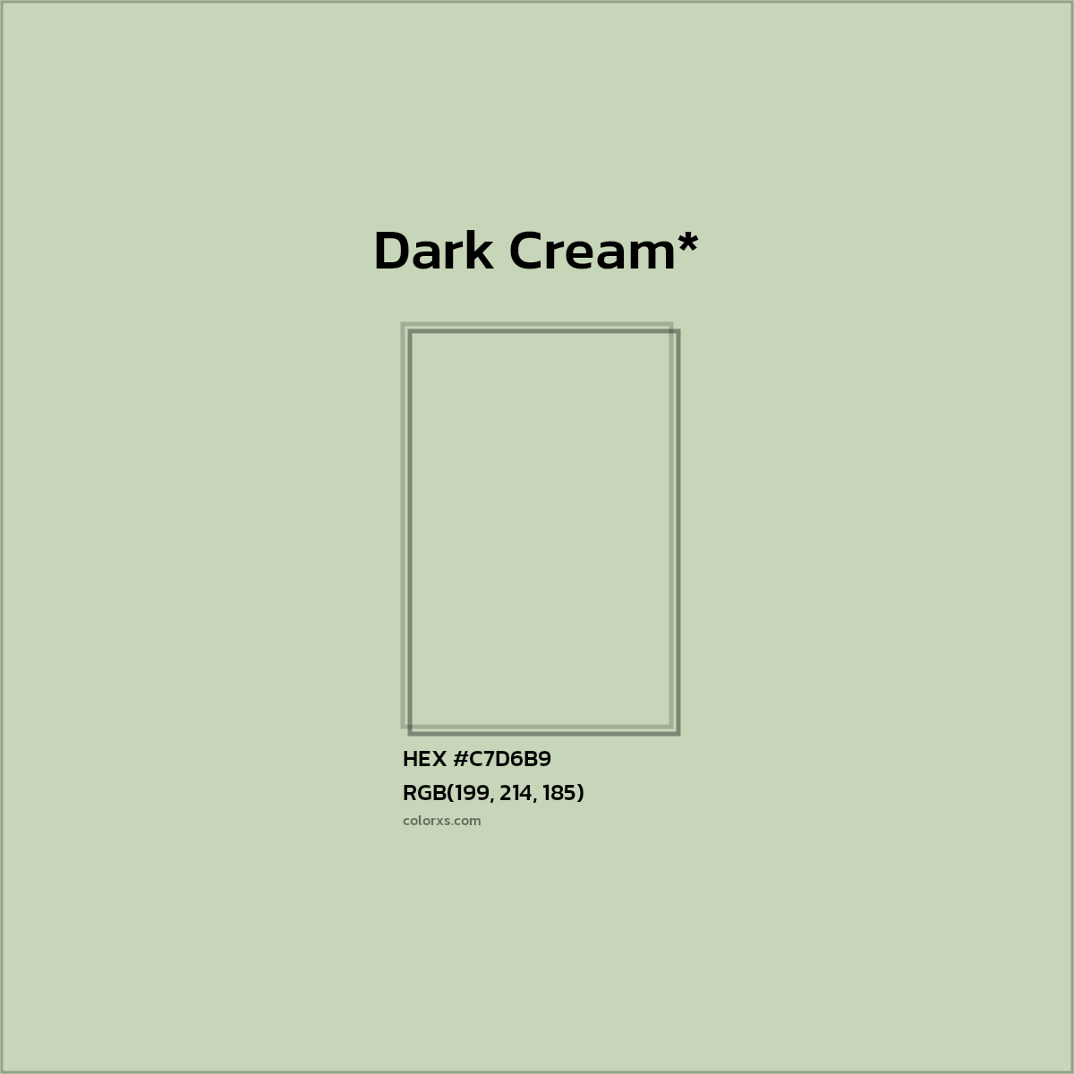 HEX #C7D6B9 Color Name, Color Code, Palettes, Similar Paints, Images