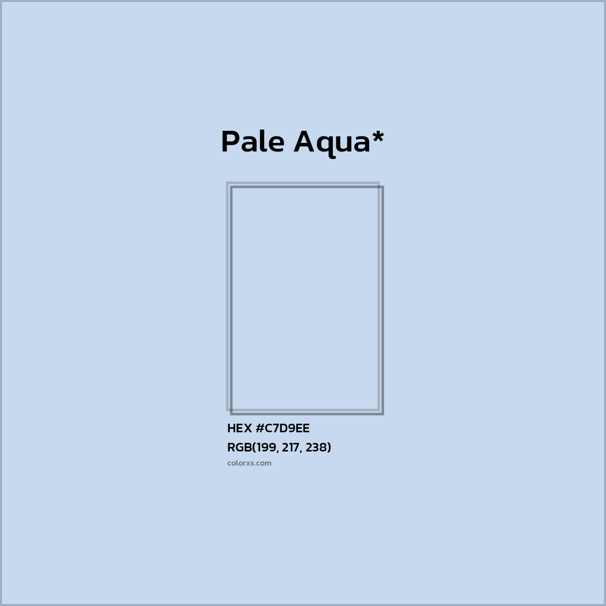 HEX #C7D9EE Color Name, Color Code, Palettes, Similar Paints, Images