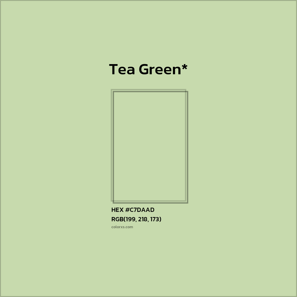 HEX #C7DAAD Color Name, Color Code, Palettes, Similar Paints, Images