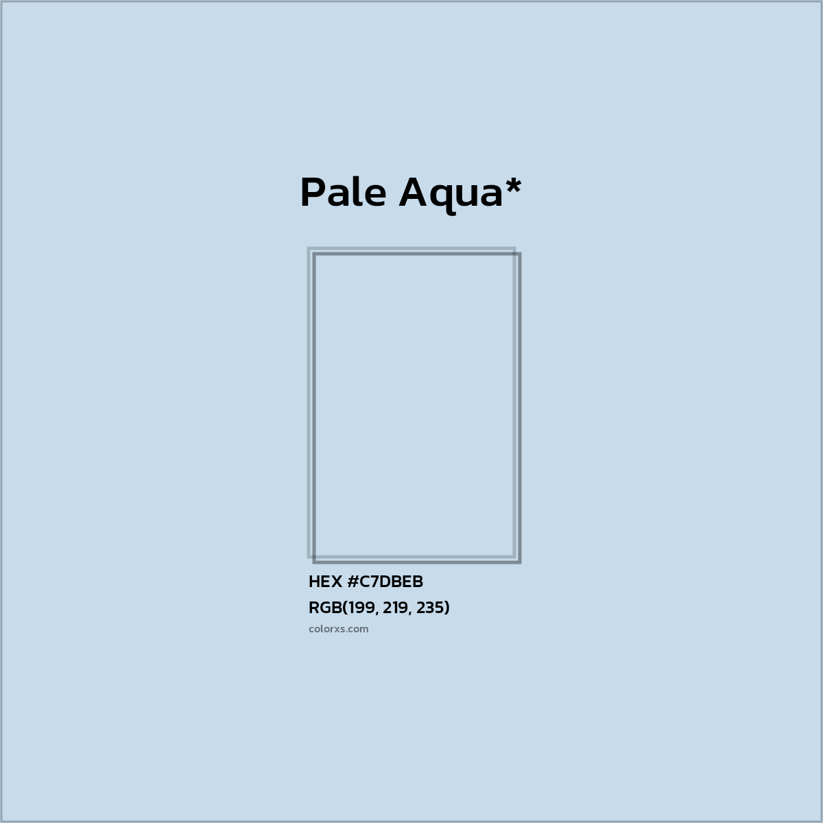HEX #C7DBEB Color Name, Color Code, Palettes, Similar Paints, Images