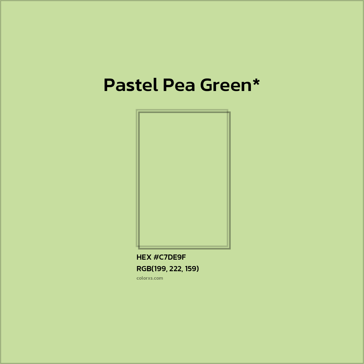 HEX #C7DE9F Color Name, Color Code, Palettes, Similar Paints, Images