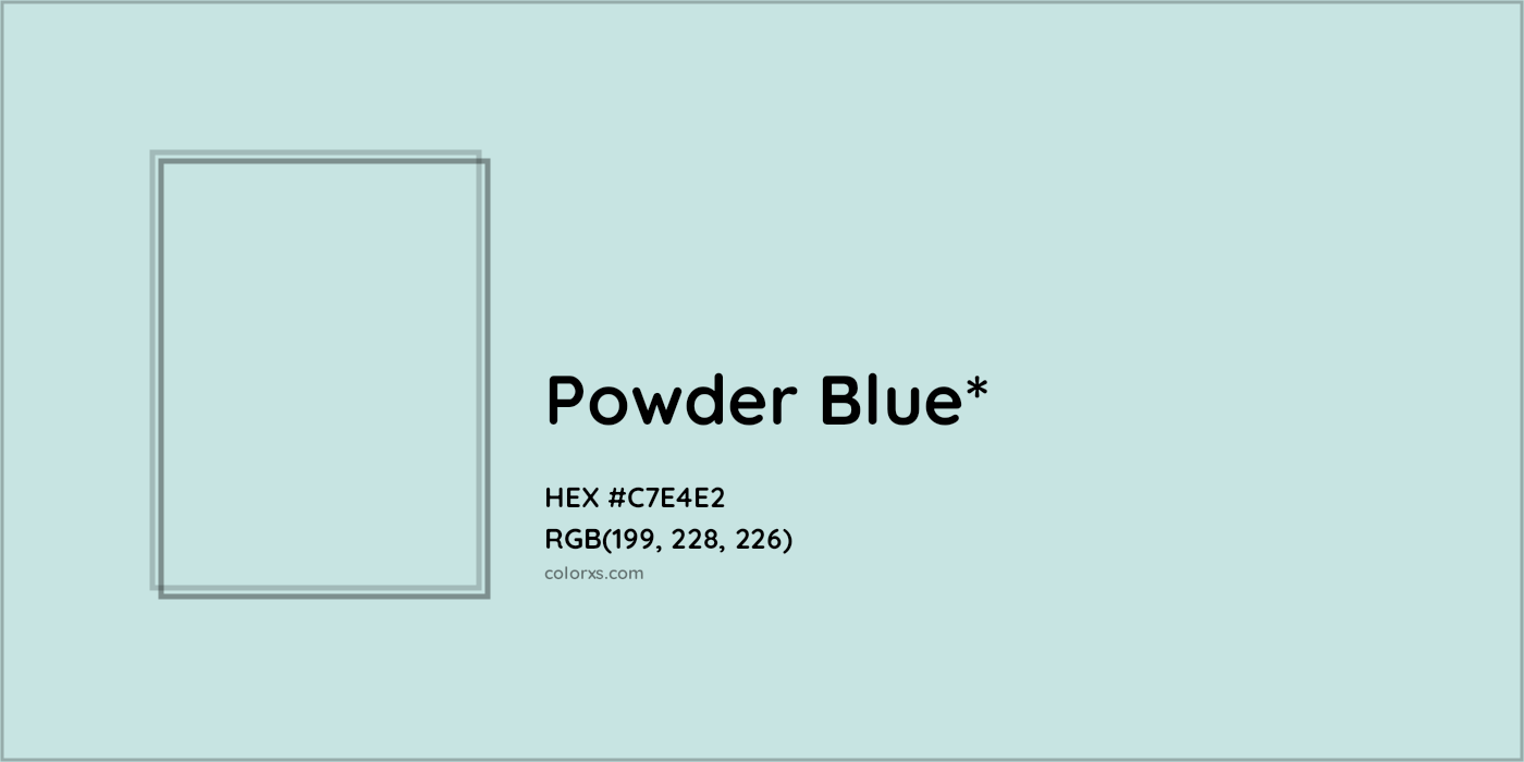HEX #C7E4E2 Color Name, Color Code, Palettes, Similar Paints, Images