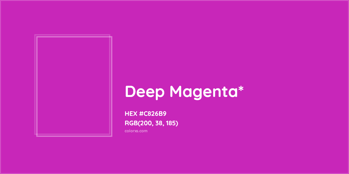 HEX #C826B9 Color Name, Color Code, Palettes, Similar Paints, Images