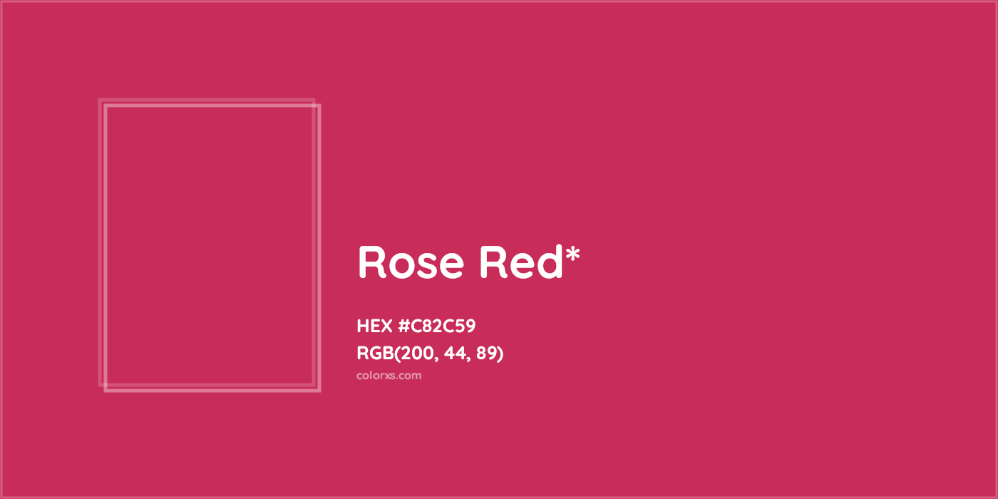 HEX #C82C59 Color Name, Color Code, Palettes, Similar Paints, Images
