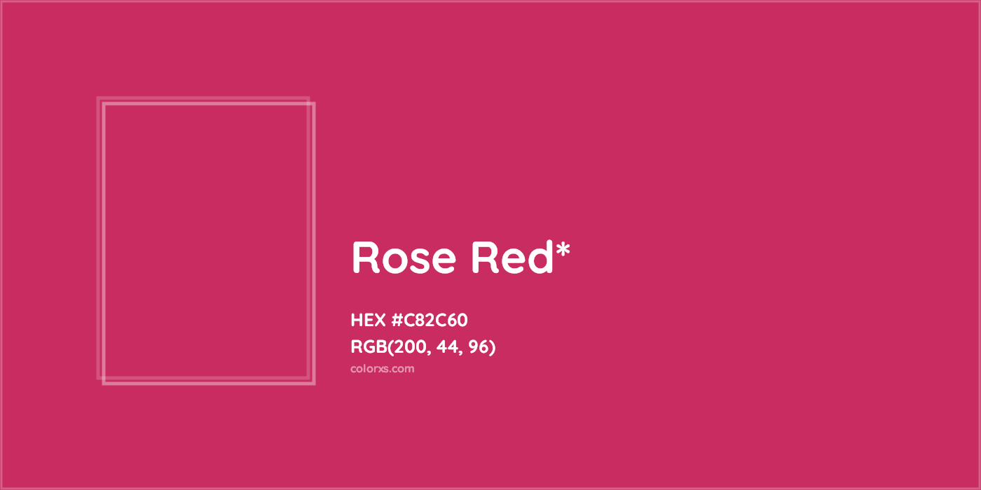HEX #C82C60 Color Name, Color Code, Palettes, Similar Paints, Images