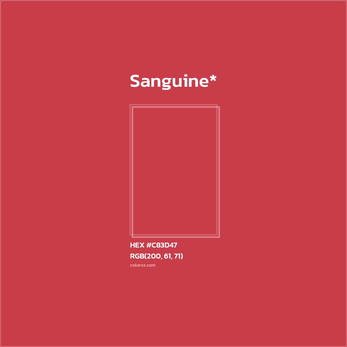 HEX #C83D47 Color Name, Color Code, Palettes, Similar Paints, Images