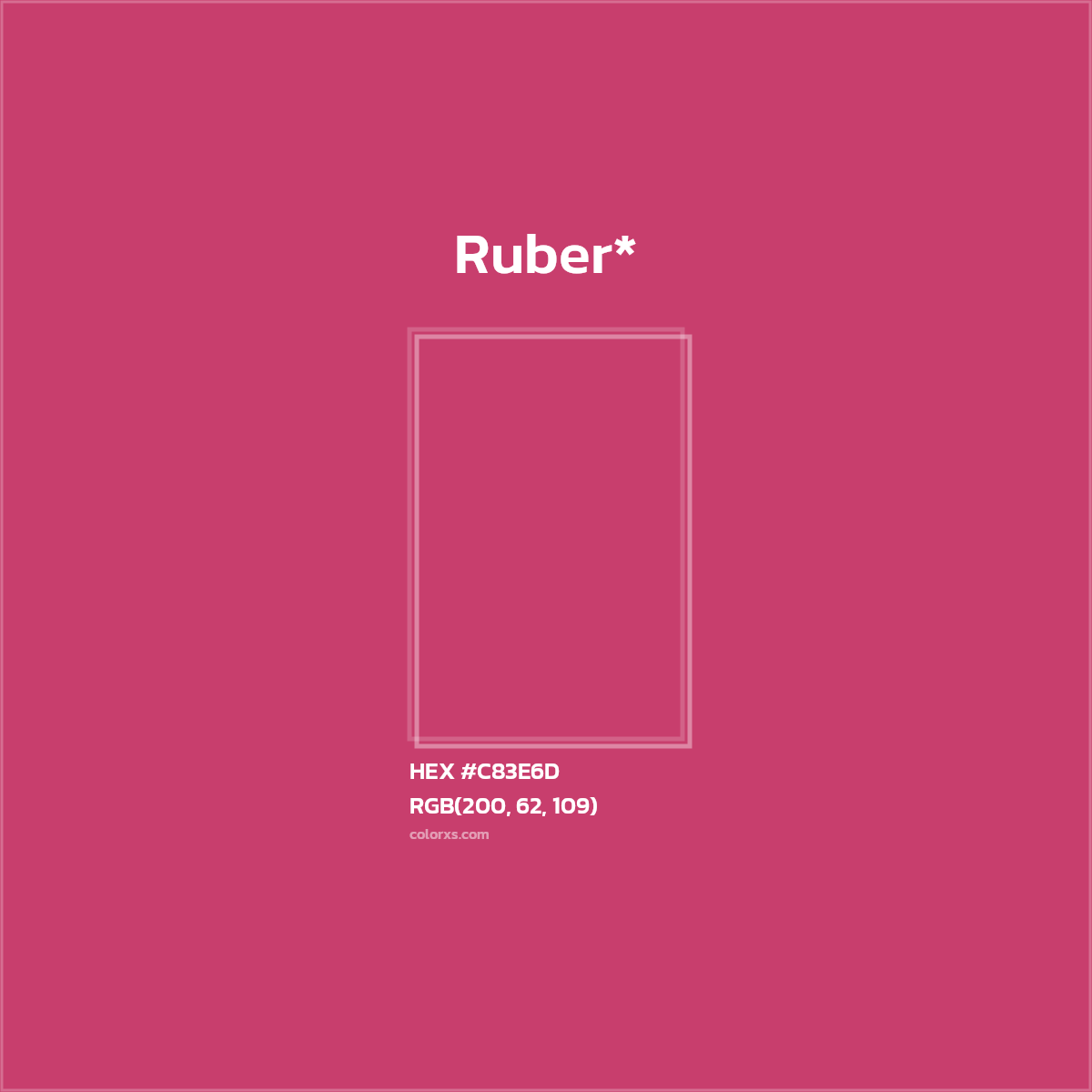 HEX #C83E6D Color Name, Color Code, Palettes, Similar Paints, Images