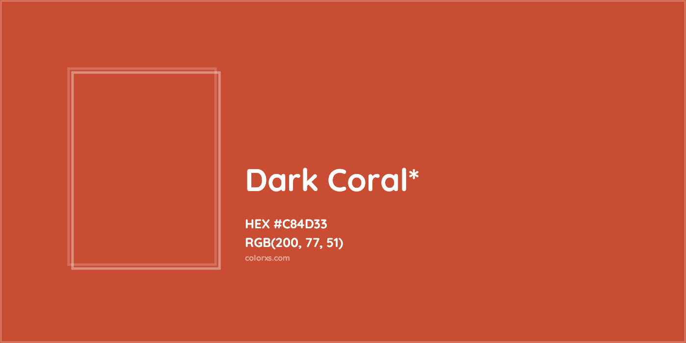 HEX #C84D33 Color Name, Color Code, Palettes, Similar Paints, Images