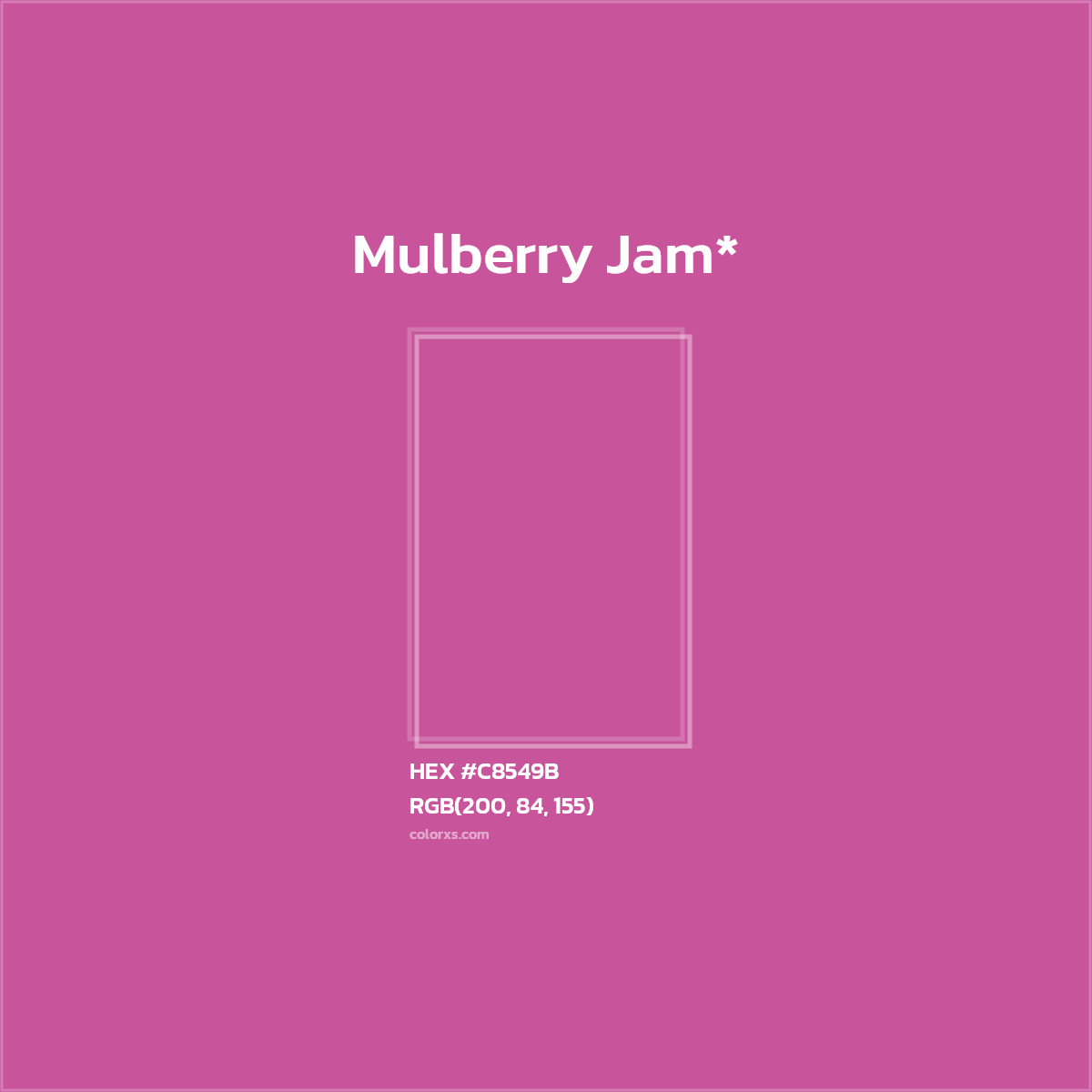 HEX #C8549B Color Name, Color Code, Palettes, Similar Paints, Images