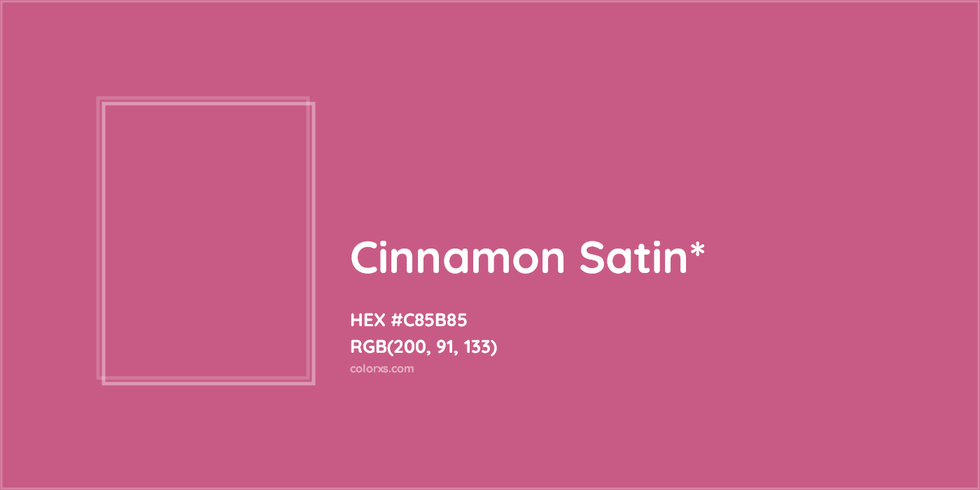 HEX #C85B85 Color Name, Color Code, Palettes, Similar Paints, Images
