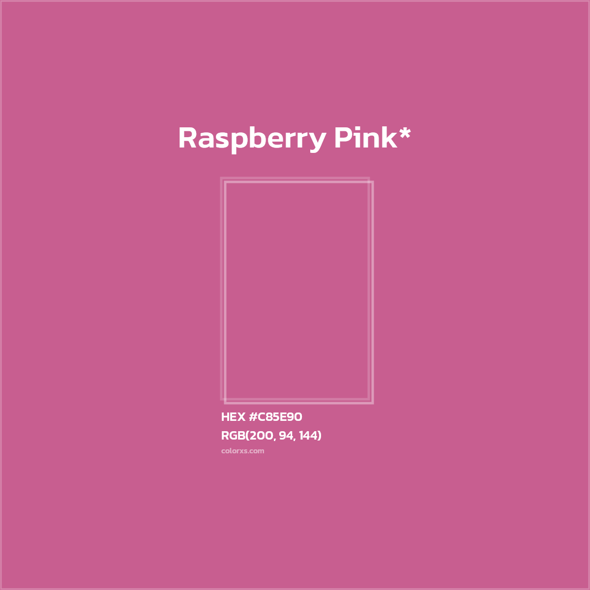 HEX #C85E90 Color Name, Color Code, Palettes, Similar Paints, Images