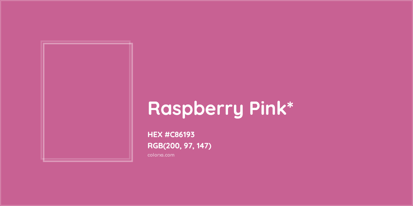 HEX #C86193 Color Name, Color Code, Palettes, Similar Paints, Images