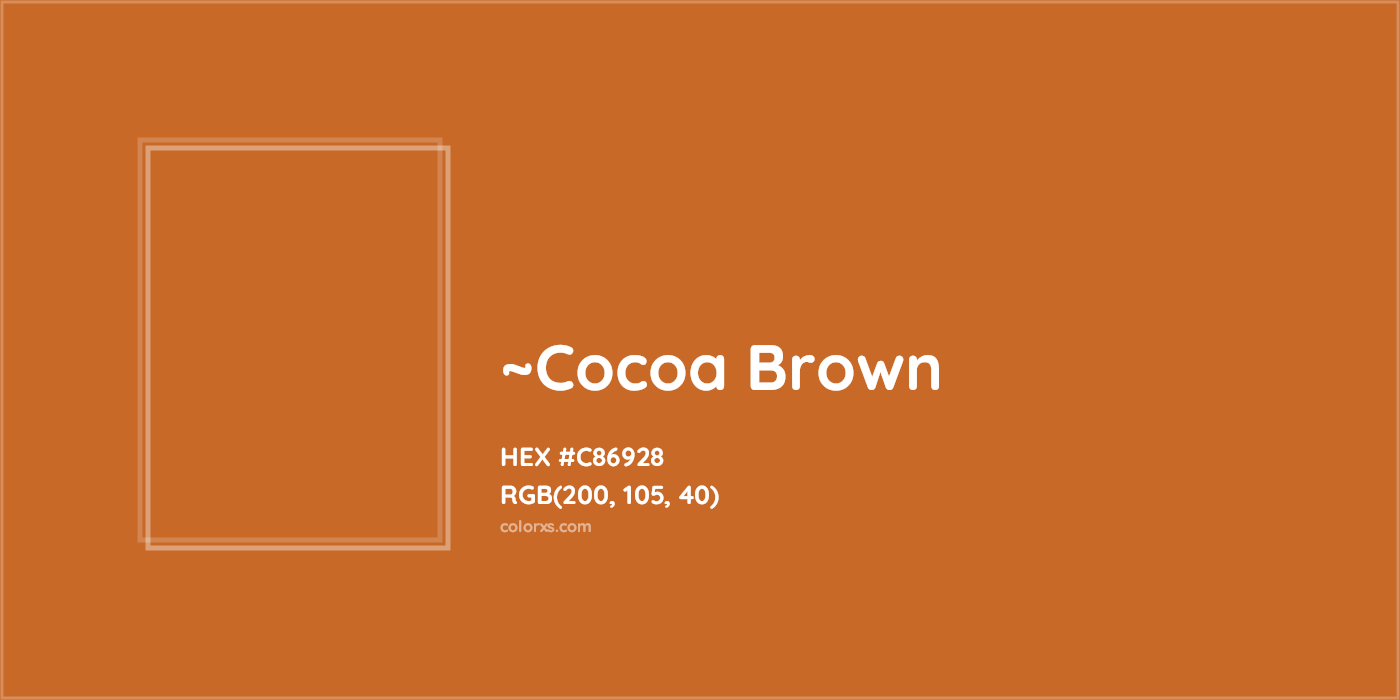 HEX #C86928 Color Name, Color Code, Palettes, Similar Paints, Images