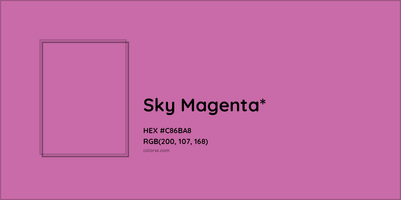 HEX #C86BA8 Color Name, Color Code, Palettes, Similar Paints, Images