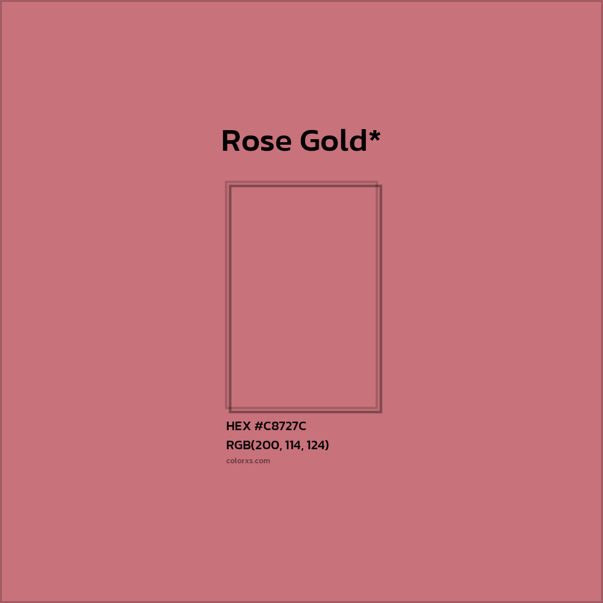 HEX #C8727C Color Name, Color Code, Palettes, Similar Paints, Images