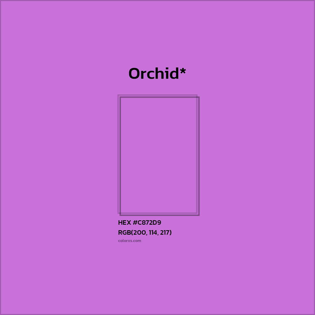 HEX #C872D9 Color Name, Color Code, Palettes, Similar Paints, Images