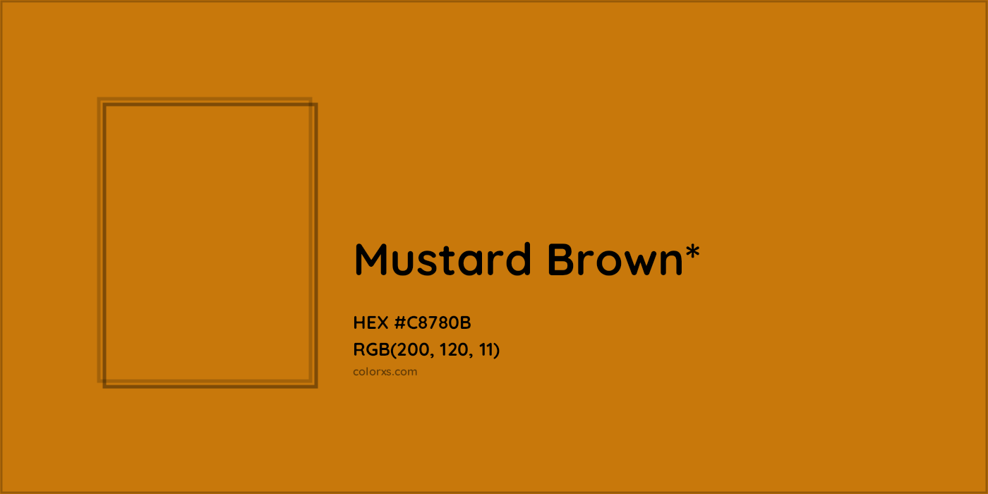 HEX #C8780B Color Name, Color Code, Palettes, Similar Paints, Images
