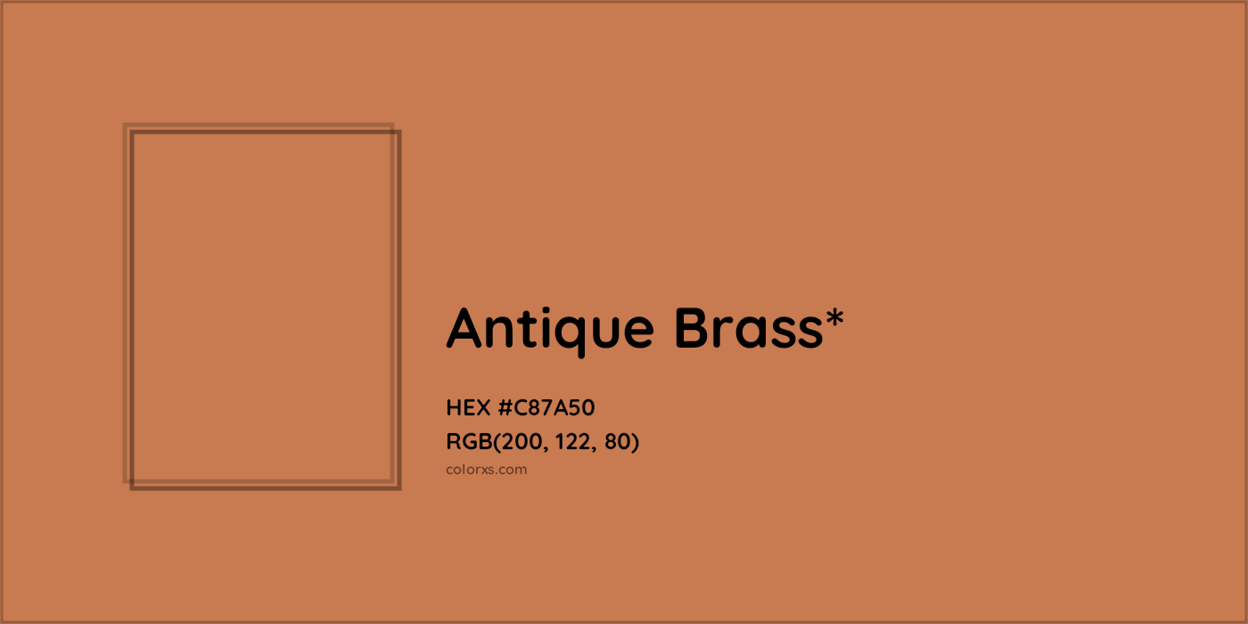 HEX #C87A50 Color Name, Color Code, Palettes, Similar Paints, Images