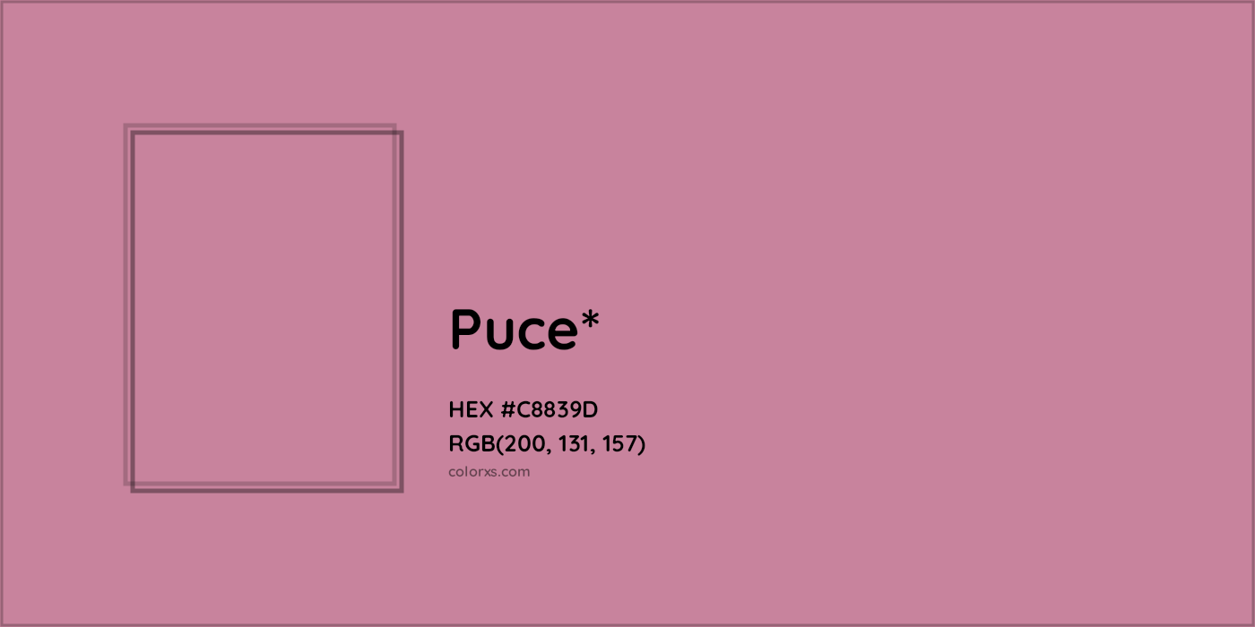 HEX #C8839D Color Name, Color Code, Palettes, Similar Paints, Images
