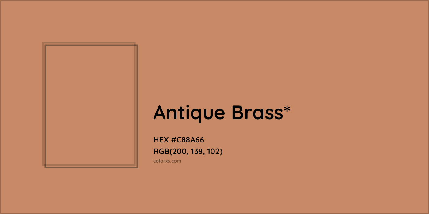 HEX #C88A66 Color Name, Color Code, Palettes, Similar Paints, Images