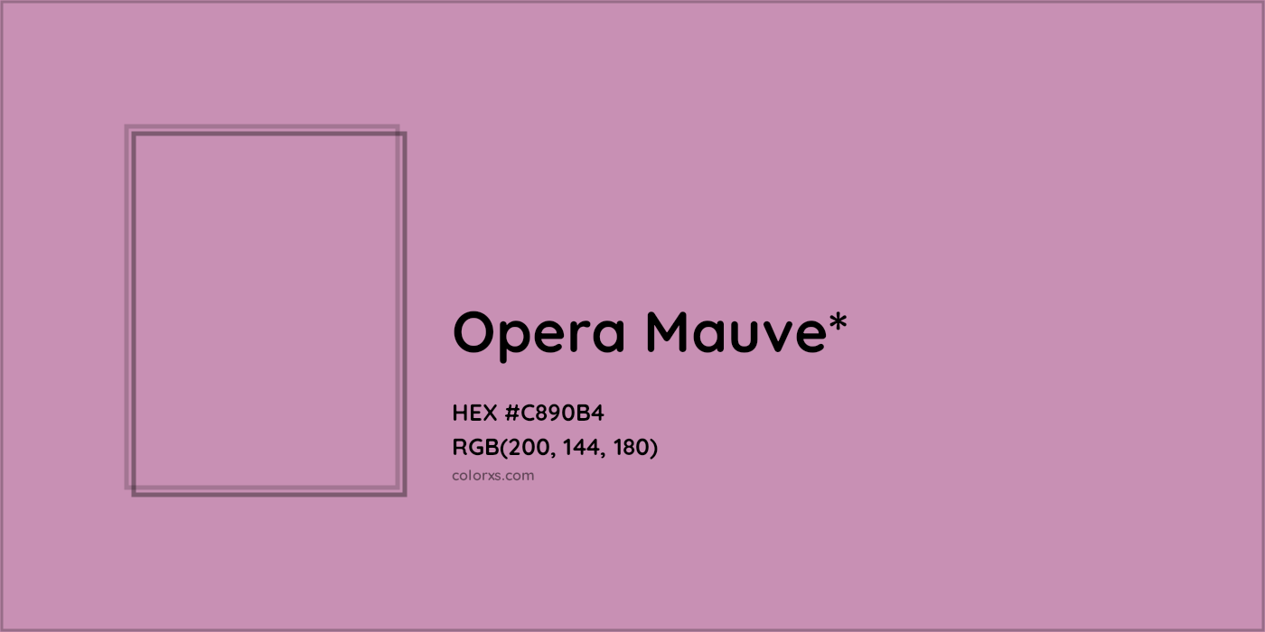 HEX #C890B4 Color Name, Color Code, Palettes, Similar Paints, Images