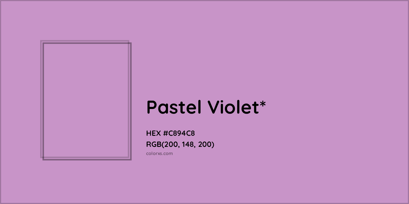 HEX #C894C8 Color Name, Color Code, Palettes, Similar Paints, Images