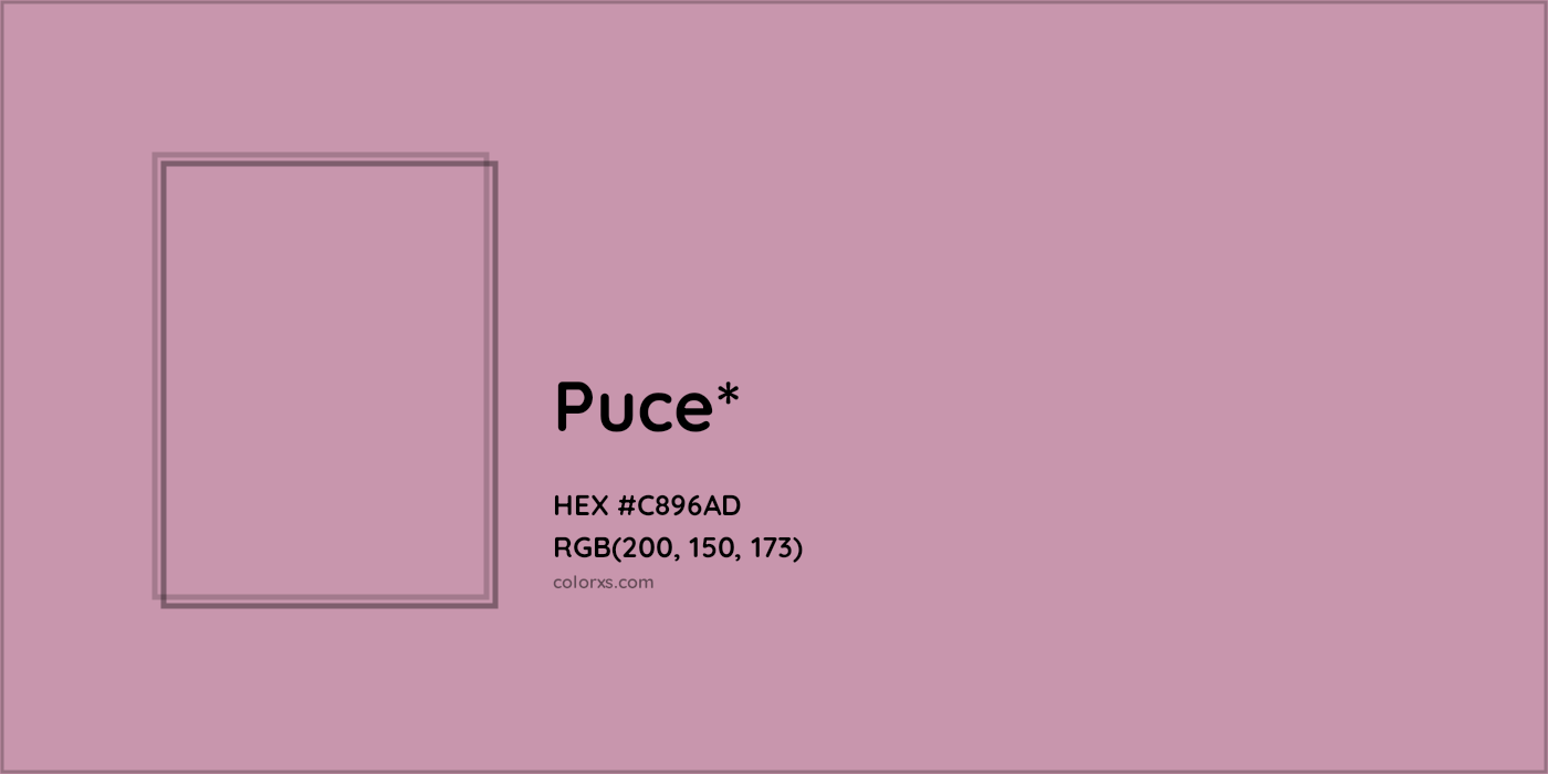 HEX #C896AD Color Name, Color Code, Palettes, Similar Paints, Images