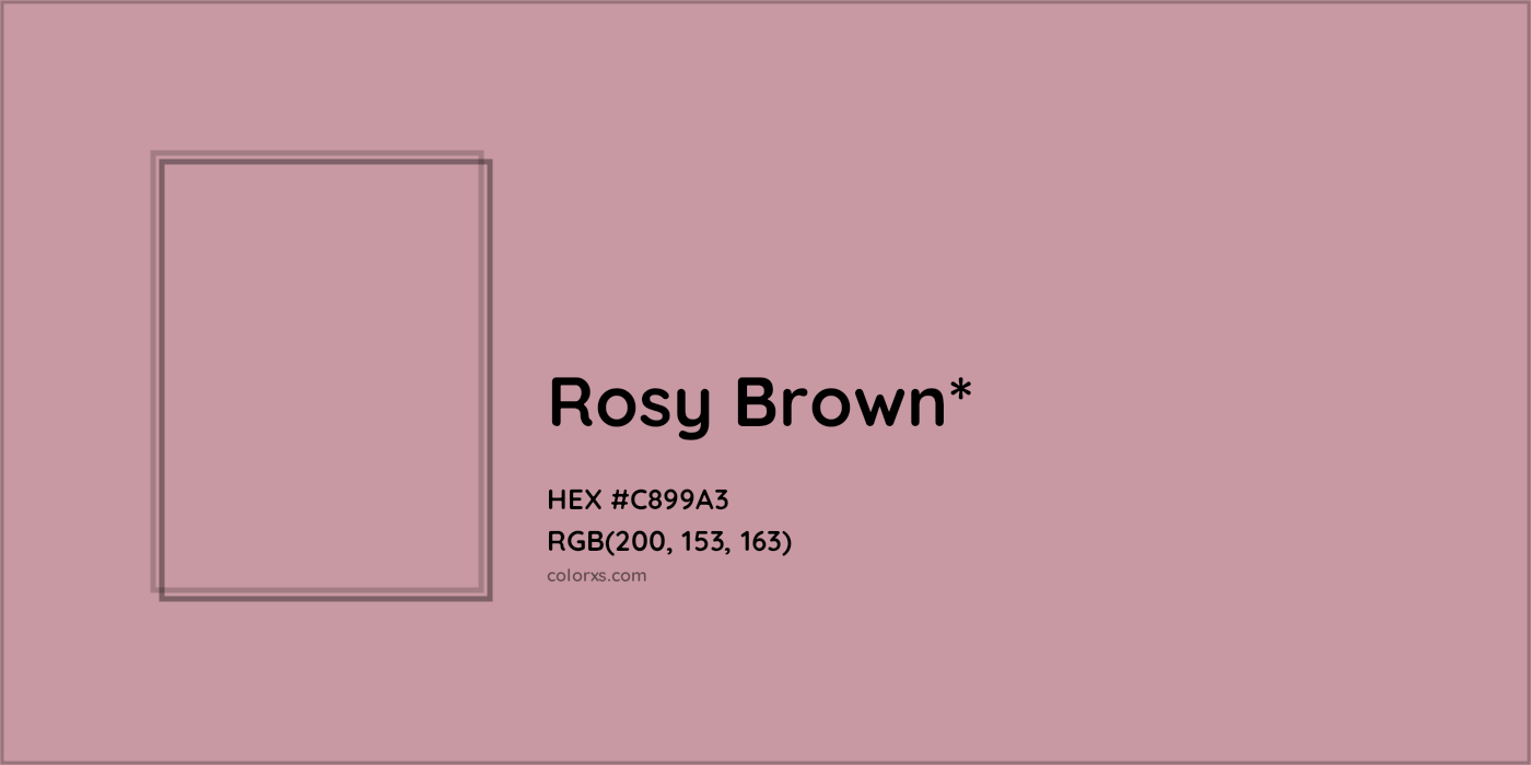 HEX #C899A3 Color Name, Color Code, Palettes, Similar Paints, Images