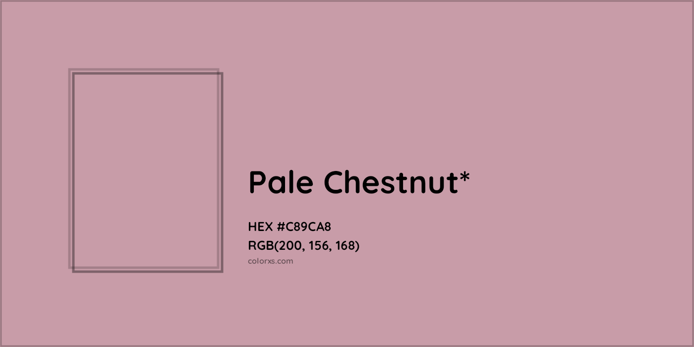 HEX #C89CA8 Color Name, Color Code, Palettes, Similar Paints, Images
