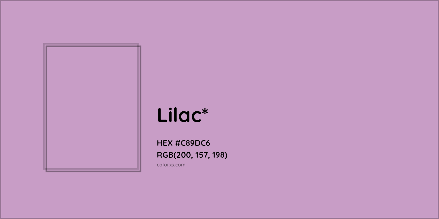 HEX #C89DC6 Color Name, Color Code, Palettes, Similar Paints, Images