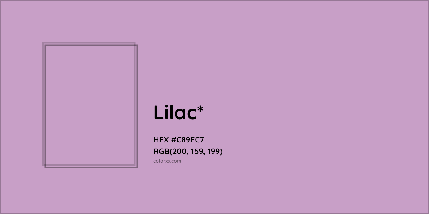 HEX #C89FC7 Color Name, Color Code, Palettes, Similar Paints, Images