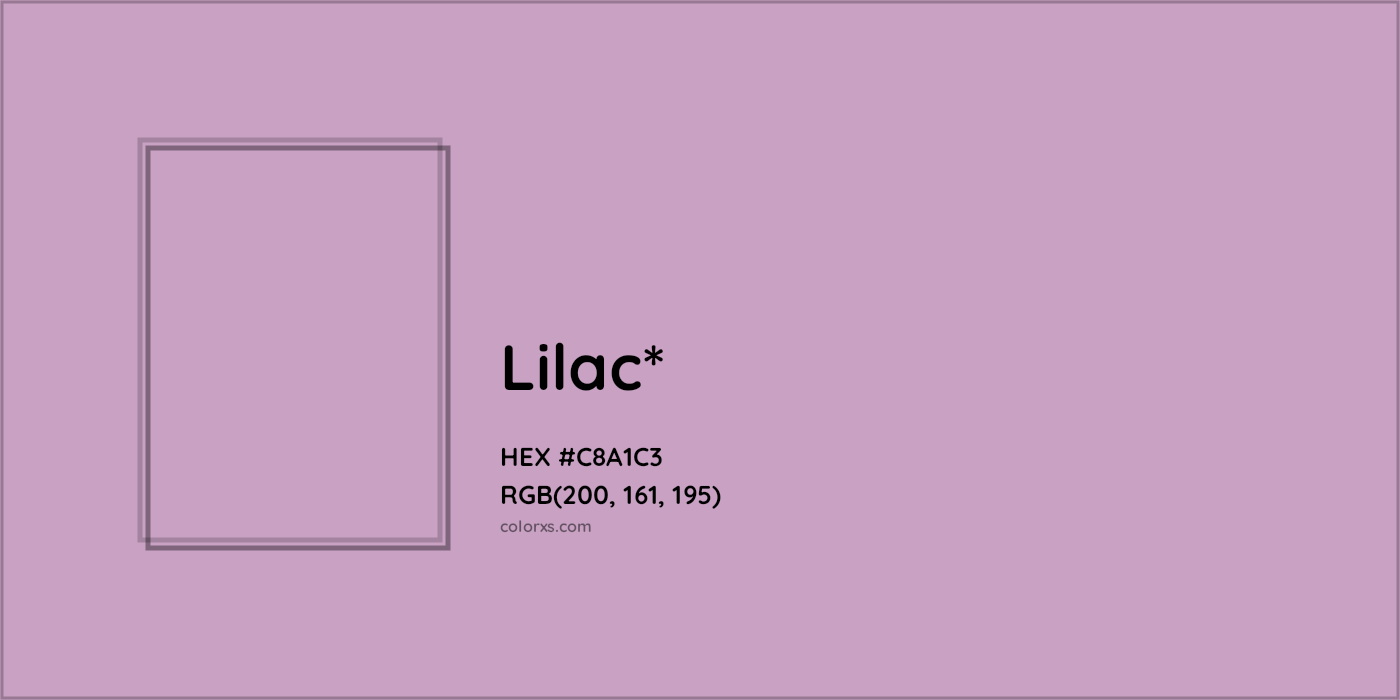 HEX #C8A1C3 Color Name, Color Code, Palettes, Similar Paints, Images