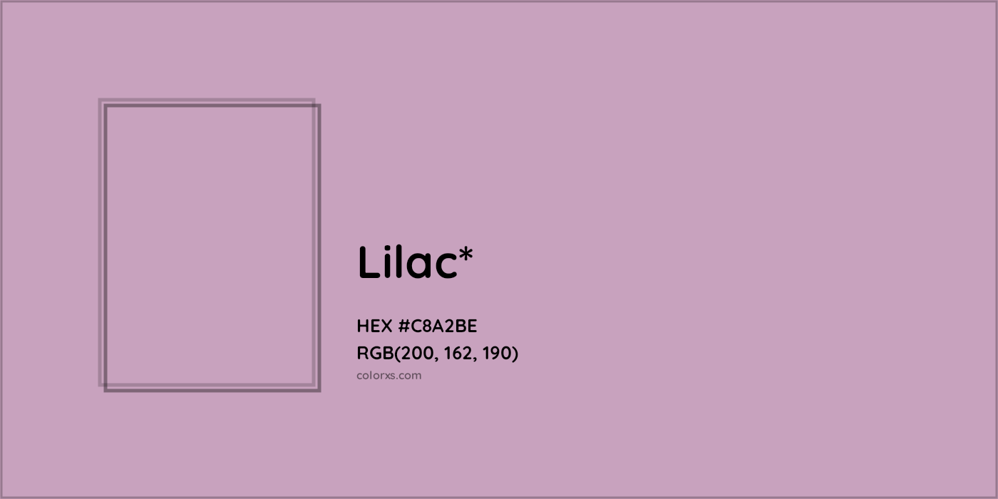 HEX #C8A2BE Color Name, Color Code, Palettes, Similar Paints, Images