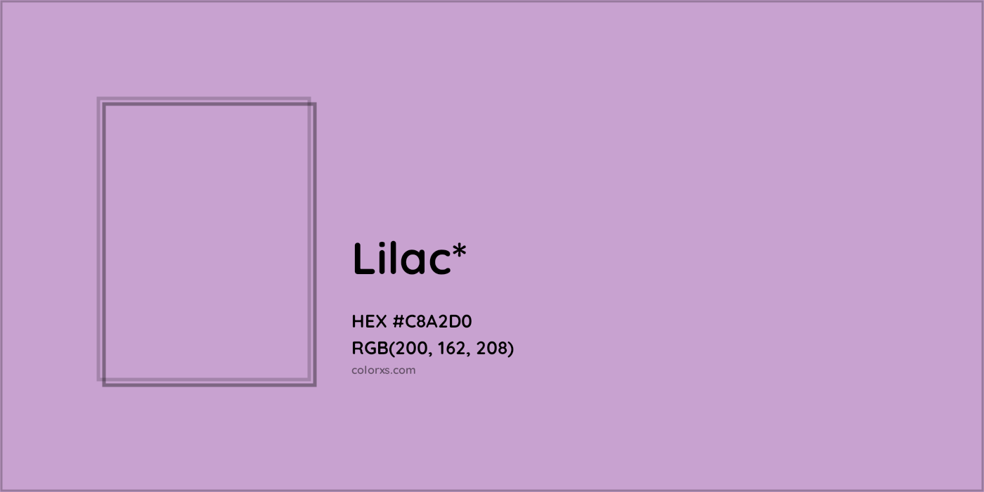 HEX #C8A2D0 Color Name, Color Code, Palettes, Similar Paints, Images