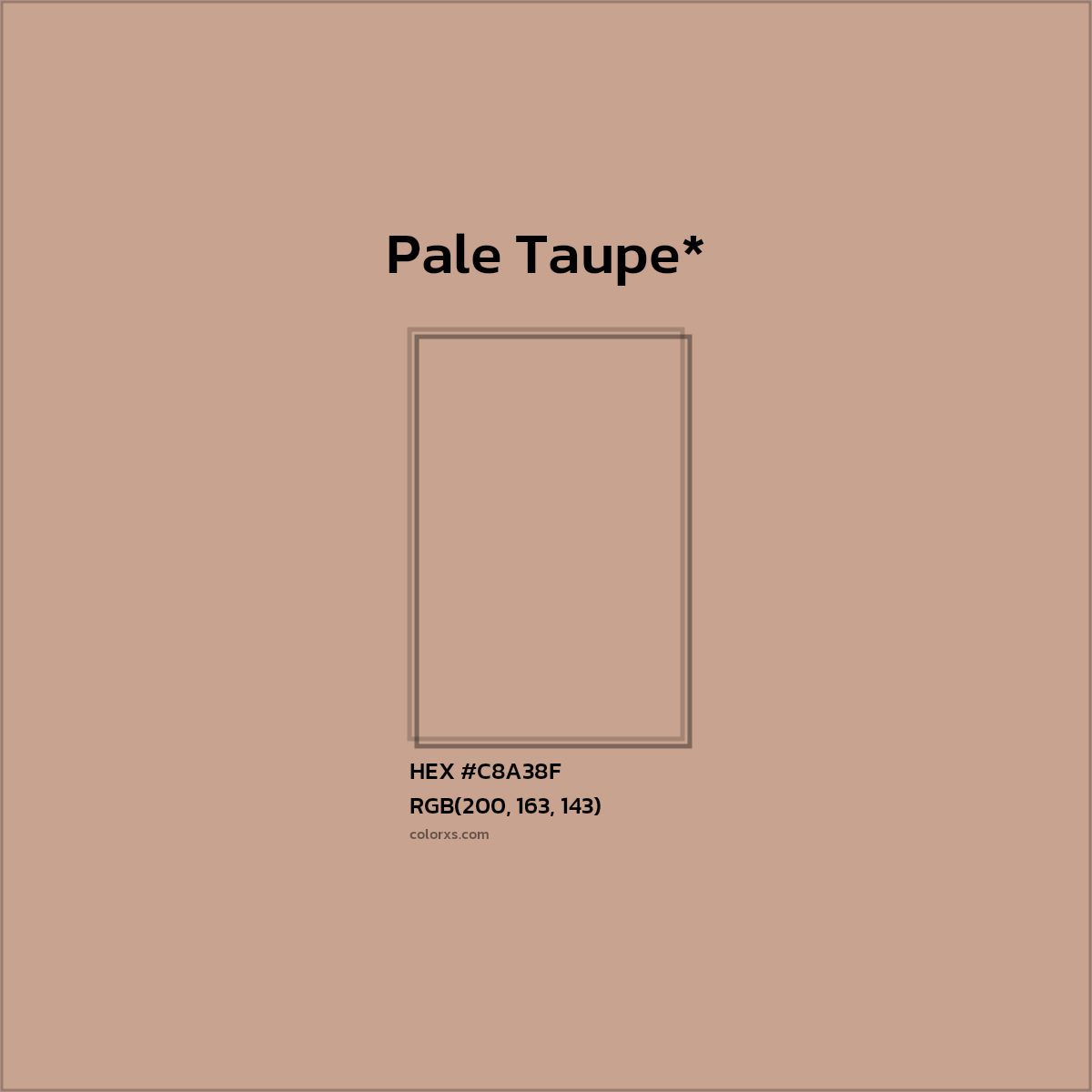 HEX #C8A38F Color Name, Color Code, Palettes, Similar Paints, Images