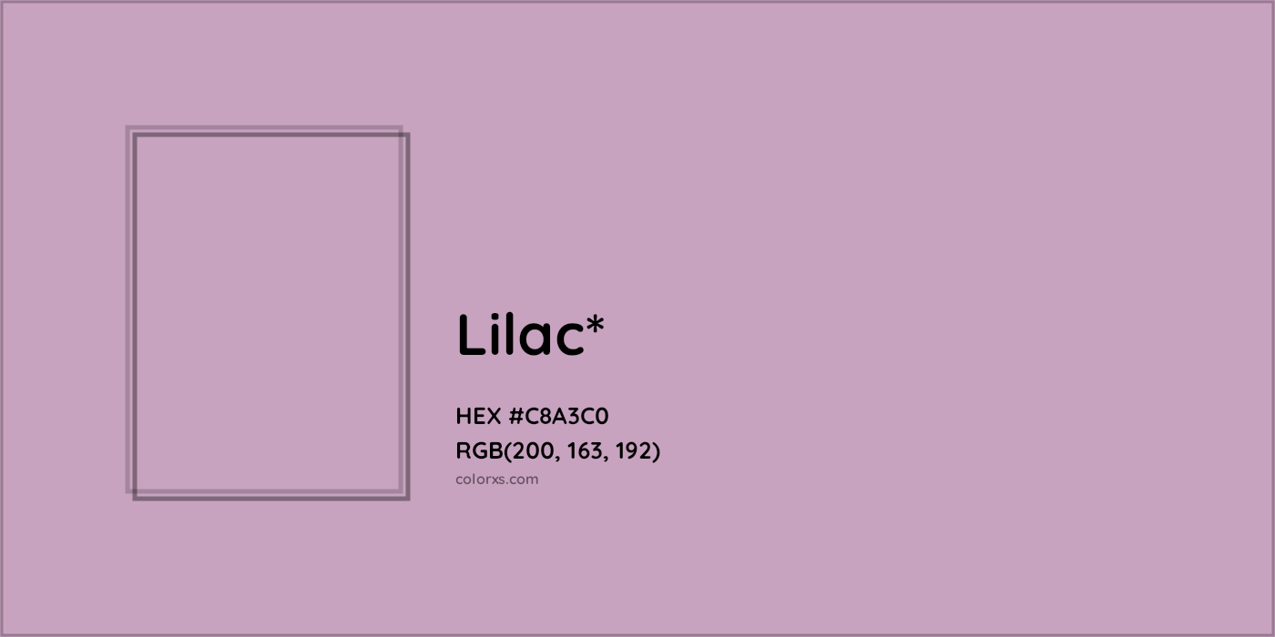 HEX #C8A3C0 Color Name, Color Code, Palettes, Similar Paints, Images