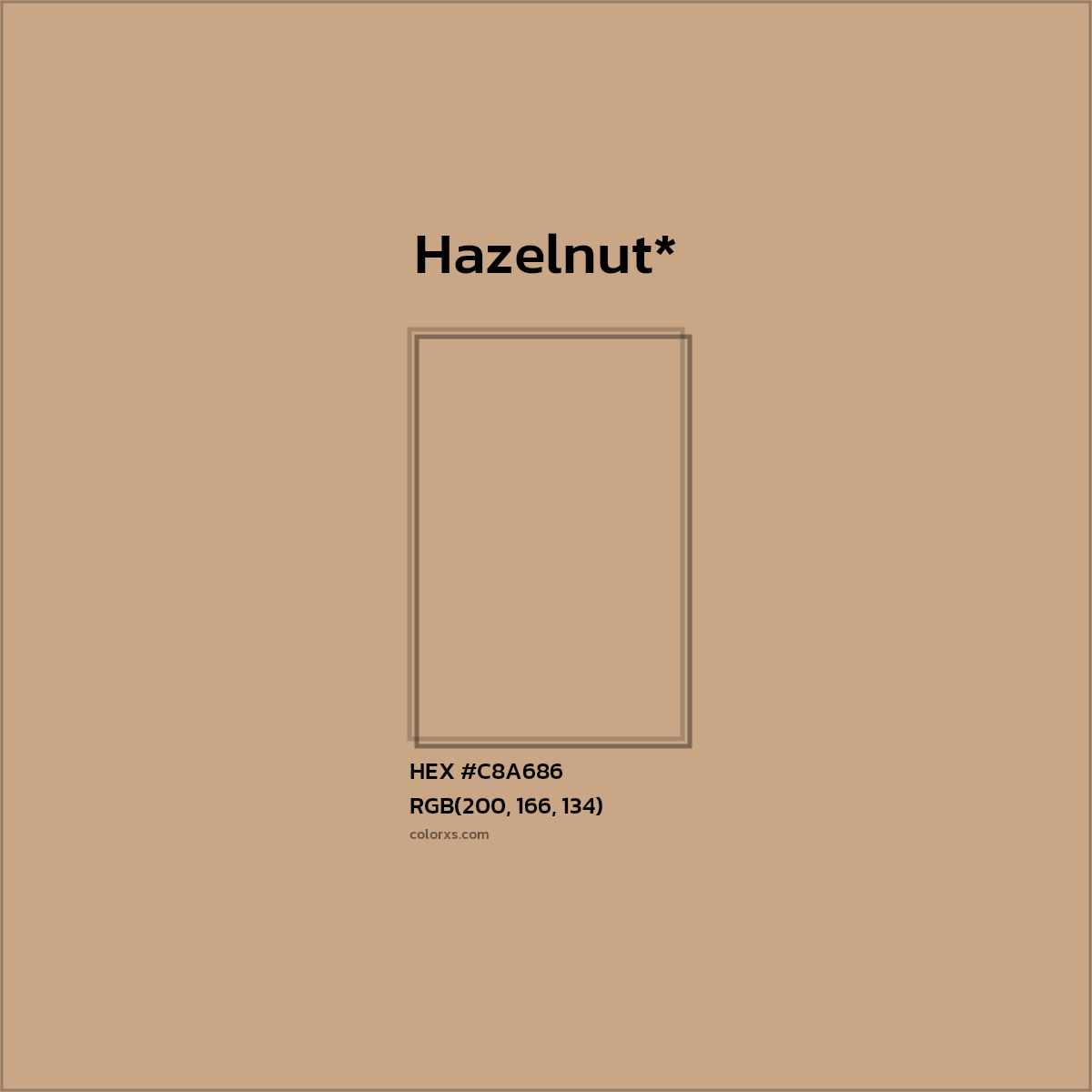 HEX #C8A686 Color Name, Color Code, Palettes, Similar Paints, Images