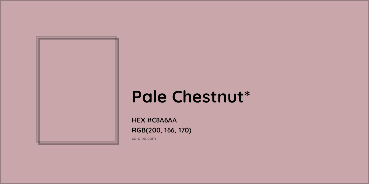 HEX #C8A6AA Color Name, Color Code, Palettes, Similar Paints, Images