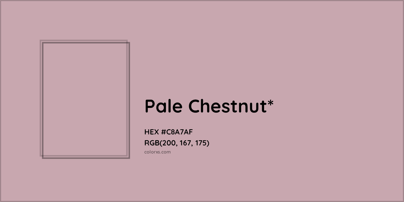 HEX #C8A7AF Color Name, Color Code, Palettes, Similar Paints, Images