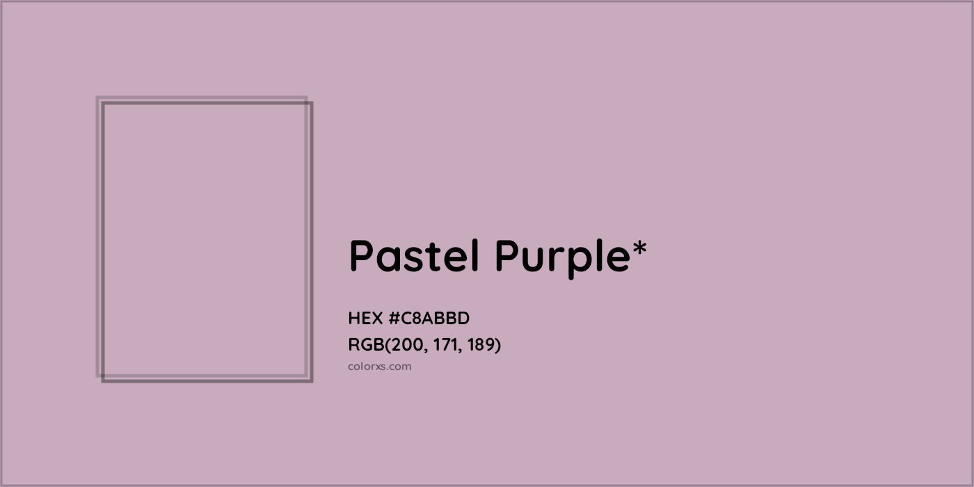 HEX #C8ABBD Color Name, Color Code, Palettes, Similar Paints, Images