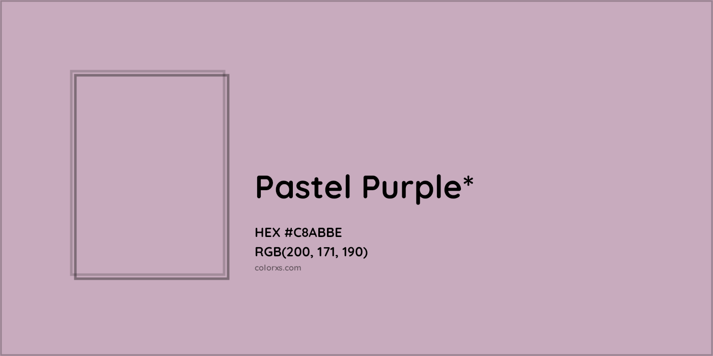 HEX #C8ABBE Color Name, Color Code, Palettes, Similar Paints, Images