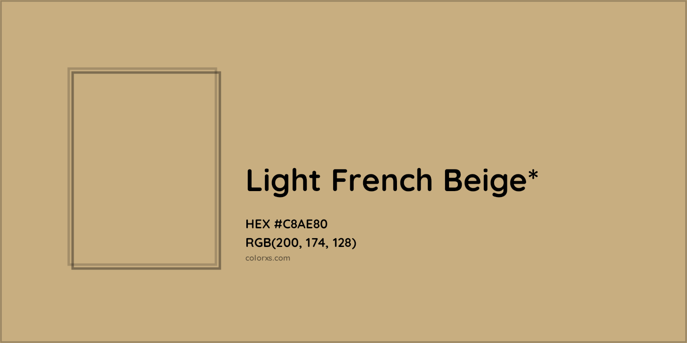 HEX #C8AE80 Color Name, Color Code, Palettes, Similar Paints, Images
