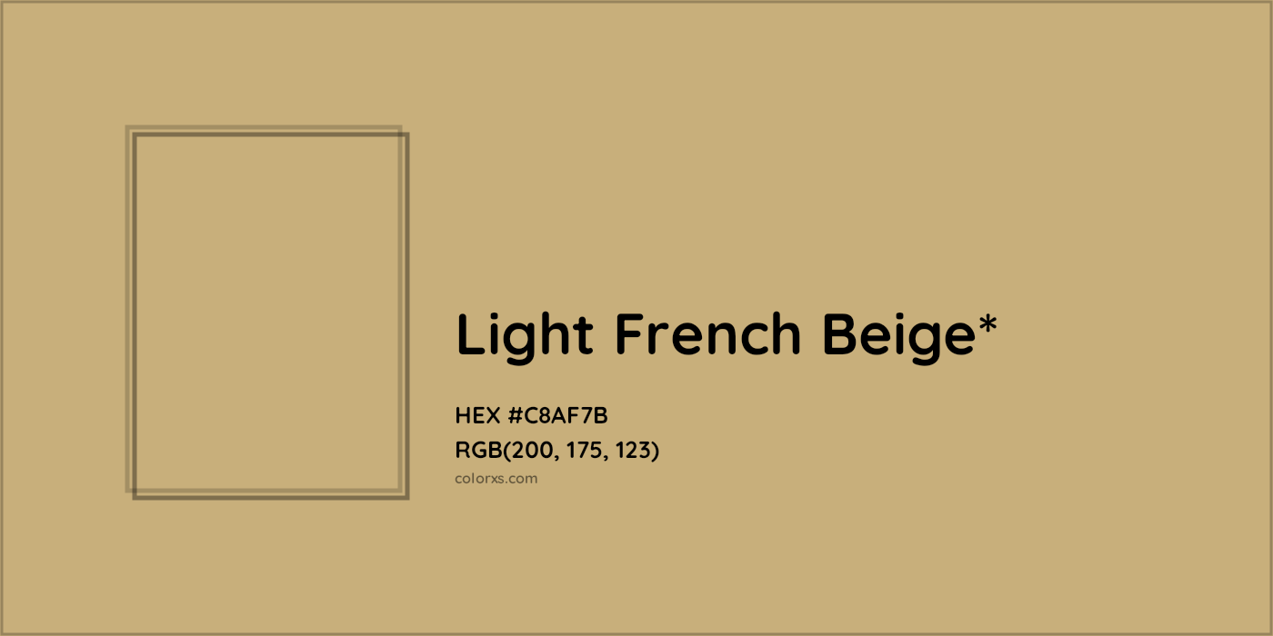 HEX #C8AF7B Color Name, Color Code, Palettes, Similar Paints, Images