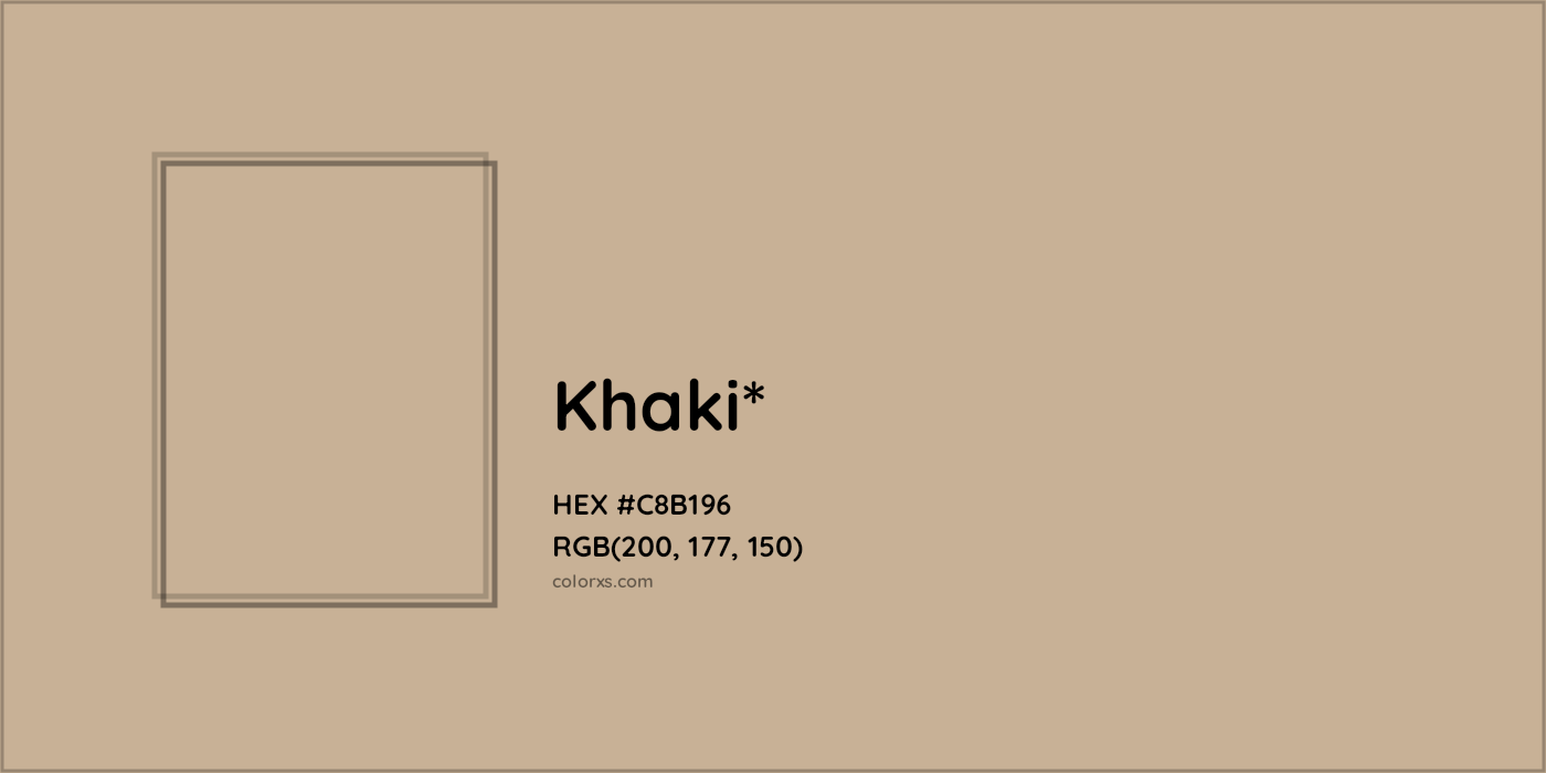 HEX #C8B196 Color Name, Color Code, Palettes, Similar Paints, Images