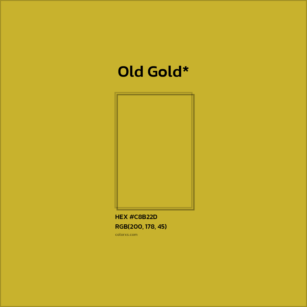 HEX #C8B22D Color Name, Color Code, Palettes, Similar Paints, Images