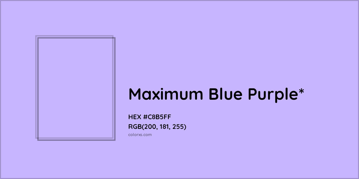 HEX #C8B5FF Color Name, Color Code, Palettes, Similar Paints, Images